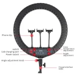 Jmary FM-21R Large Size 21-Inch Ring Light