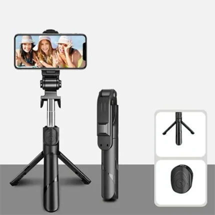 XT02 Wireless Bluetooth Tripod Mobile Phone Selfie Stick