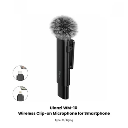 Ulanzi WM-10 Wireless Clip-on Microphone